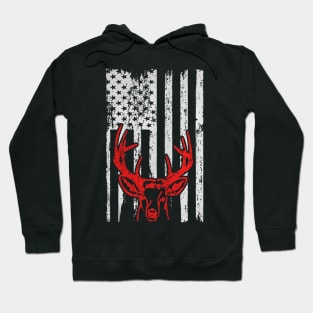 HUNTING HUNTER OUTDOORS USA FLAG PRIDE Hoodie